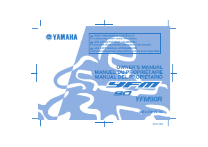 Manual Yamaha YFM90R (2021) Quad