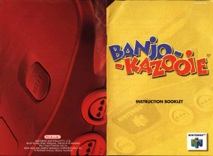 Manual Nintendo N64 Banjo-Kazooie