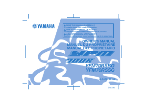 Handleiding Yamaha YFM700R (2016) Quad
