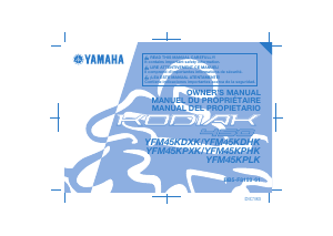 Handleiding Yamaha YFM700R (2019) Quad