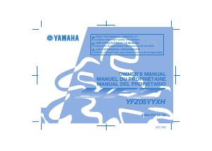 Handleiding Yamaha YFZ50 (2017) Quad