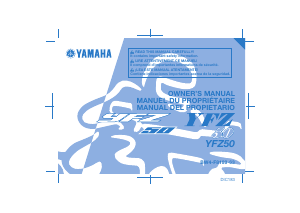 Manual Yamaha YFZ50 (2020) Quad