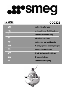 Manuale Smeg CO232E Congelatore