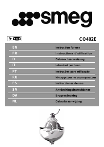 Manuale Smeg CO402E Congelatore