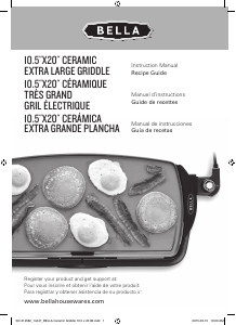 Manual de uso Bella 14668 Parrilla de mesa