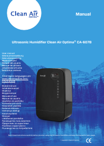 Manual de uso Clean Air CA-607B Humidificador