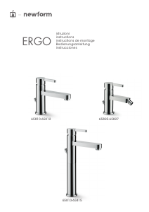 Manual Newform 65810 Ergo Faucet