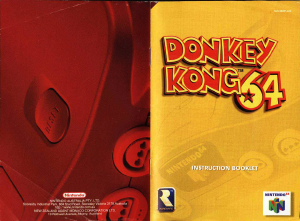 Manual Nintendo N64 Donkey Kong 64