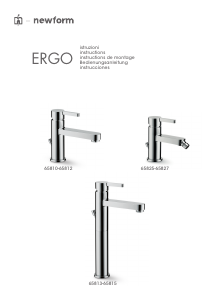 Manual Newform 65812 Ergo Faucet