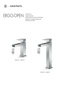 Bedienungsanleitung Newform 66510 Ergo Open Wasserhahn