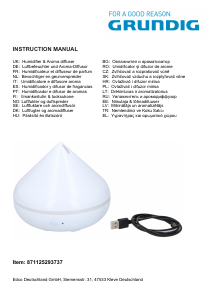 Manual de uso Grundig 871125293737 Difusor de aroma