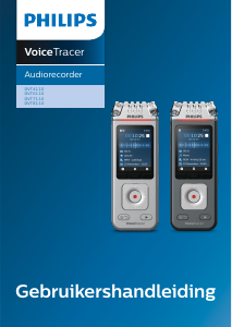 Handleiding Philips DVT7110 Voice Tracer Audiorecorder
