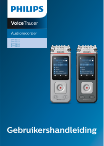 Handleiding Philips DVT6110 Voice Tracer Audiorecorder