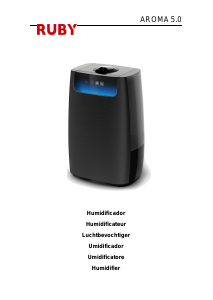 Manual Ruby Aroma 5.0 Humidificador