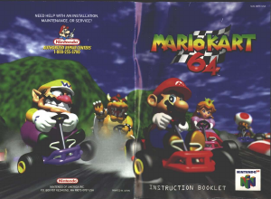 Manual Nintendo N64 Mario Kart 64