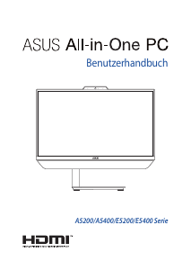 Bedienungsanleitung Asus A5400WFP Zen AiO Desktop