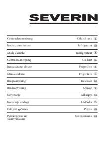 Handleiding Severin KS 9892 Koelkast