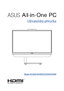 Manuál Asus A5400WFP Zen AiO Stolní počítač