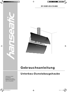 Bedienungsanleitung Hanseatic SY-103D1-E3-C10-900 Dunstabzugshaube