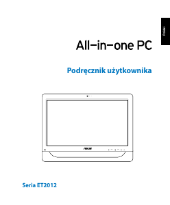 Instrukcja Asus ET2012IUKS Komputer stacjonarny