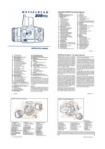 Handleiding Hasselblad 205FCC Camera