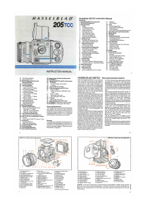 Manual Hasselblad 205TCC Camera