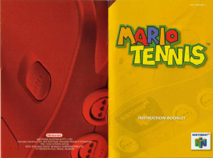 Manual Nintendo N64 Mario Tennis