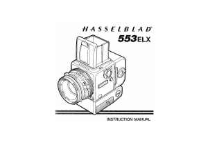 Handleiding Hasselblad 553ELX Camera