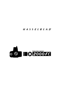 Handleiding Hasselblad 2000FC Camera