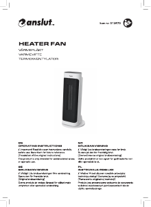 Manual Anslut 013-870 Heater