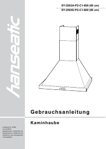 Bedienungsanleitung Hanseatic SY-3503A-P2-C1-600 Dunstabzugshaube