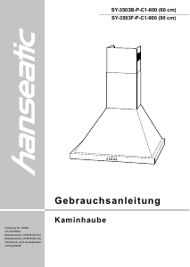 Bedienungsanleitung Hanseatic SY-3503B-P-C1-600 Dunstabzugshaube