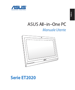 Manuale Asus ET2020AUTK Desktop