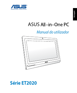 Manual Asus ET2020AUTK Computador de secretária