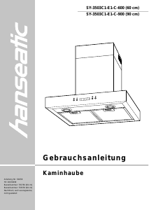 Bedienungsanleitung Hanseatic SY-3503C1-E1-C-600 Dunstabzugshaube