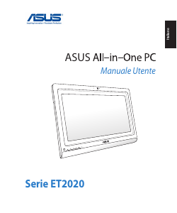 Manuale Asus ET2020INTI Desktop