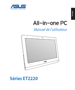 Mode d’emploi Asus ET2220IUTI Ordinateur de bureau