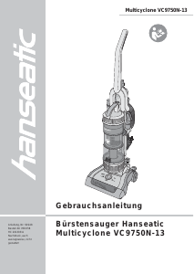 Bedienungsanleitung Hanseatic Multicyclone VC9750N-13 Staubsauger