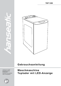 Bedienungsanleitung Hanseatic TOP 1355 Waschmaschine