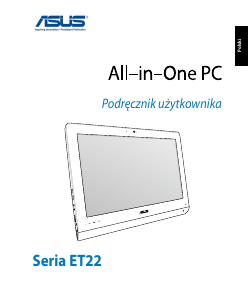 Instrukcja Asus ET2221AUKR Komputer stacjonarny