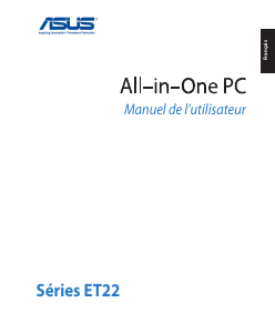 Mode d’emploi Asus ET2221INKH Ordinateur de bureau