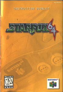 Handleiding Nintendo N64 Star Fox 64