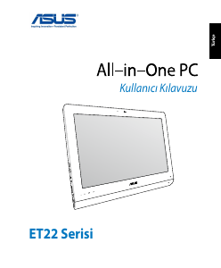 Kullanım kılavuzu Asus ET2221IUTH Masaüstü bilgisayar