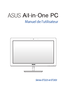 Mode d’emploi Asus ET2230IUT Ordinateur de bureau