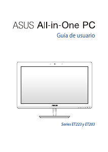 Manual de uso Asus ET2230IUT Computadora de escritorio