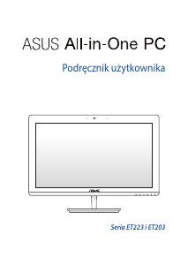 Instrukcja Asus ET2231INK Komputer stacjonarny