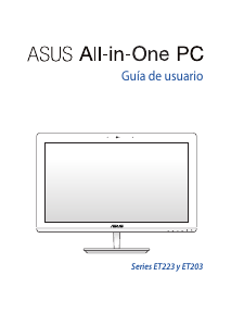 Manual de uso Asus ET2231IUT Computadora de escritorio