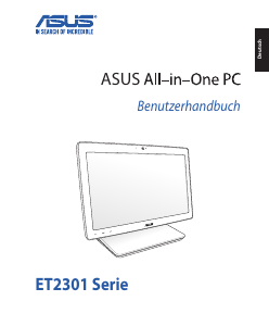 Bedienungsanleitung Asus ET2301INTH Desktop