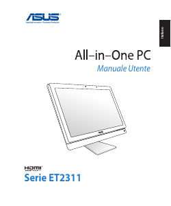 Manuale Asus ET2311INKH Desktop