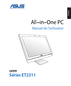 Mode d’emploi Asus ET2311INKH Ordinateur de bureau